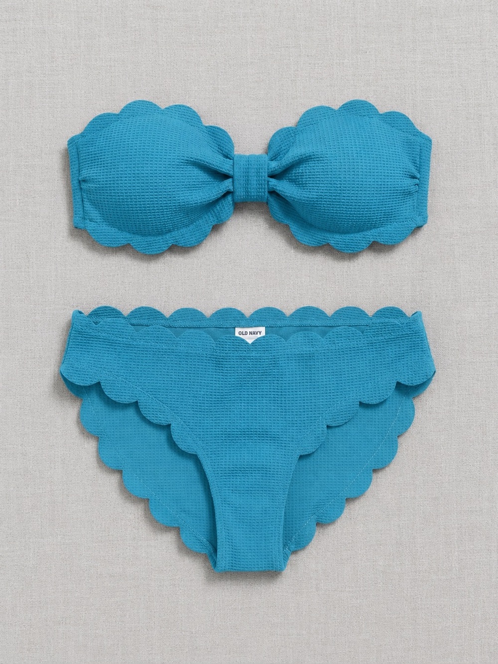 👙BOGO FREE Old Navy Scalloped Teal Bikini Set